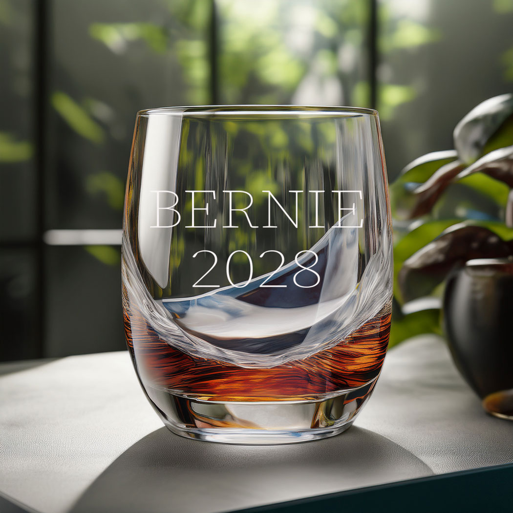 Bernie 2028 Whiskey Glass