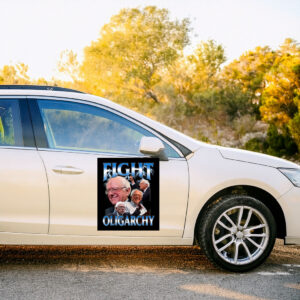 Bernie Fight Oligarchy Car Magnets