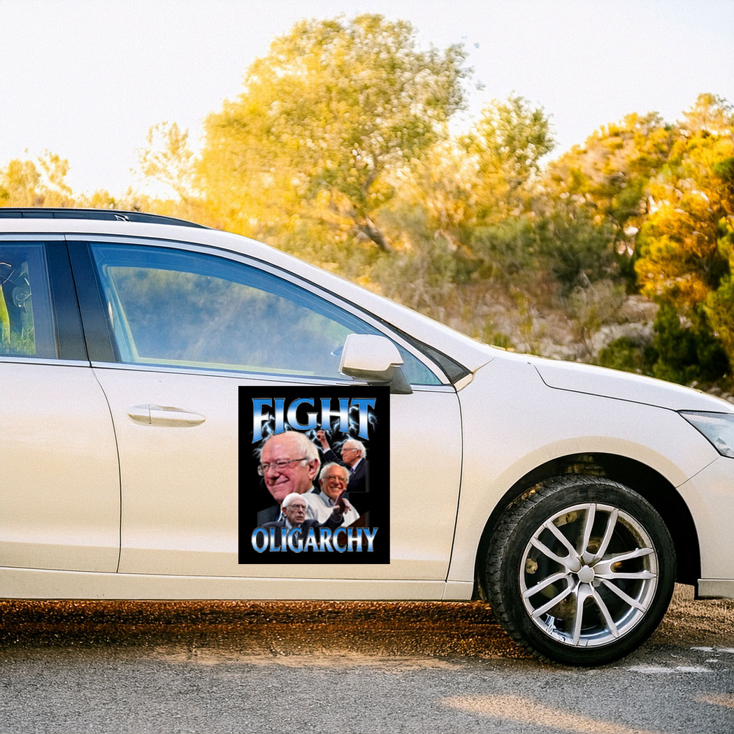 Bernie Fight Oligarchy Car Magnets