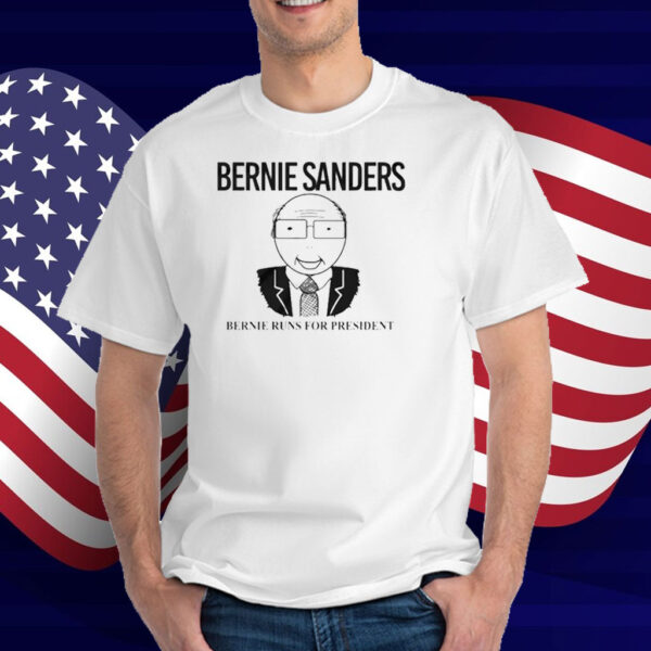 Bernie Sanders - Bernie Runs for President T-Shirt