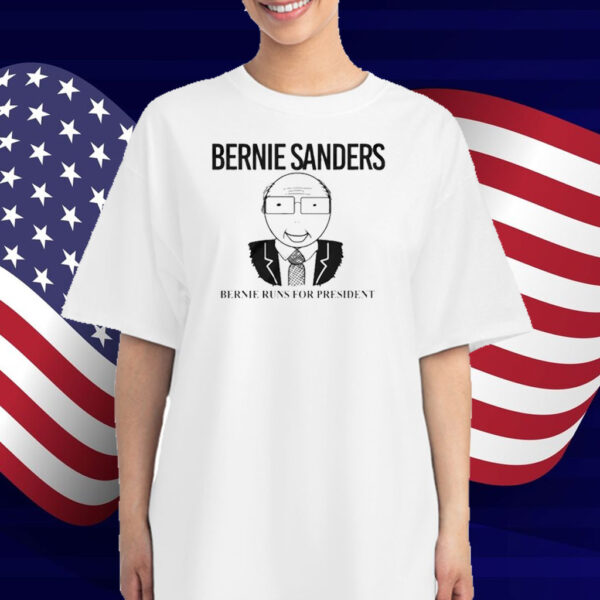 Bernie Sanders - Bernie Runs for President T-Shirt