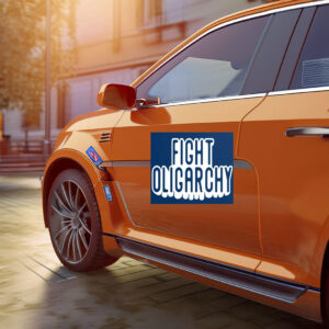 Fight Oligarchy , Bernie Sanders AOC Rally Sticker