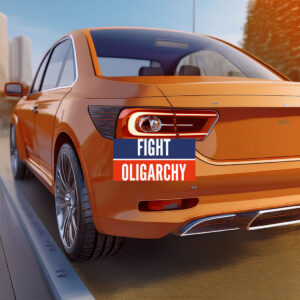Fight Oligarchy Bumper Stickers