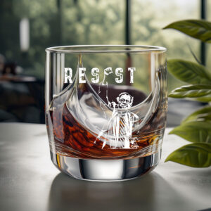 RESIST Bernie Sanders Freedom US National Service Glass