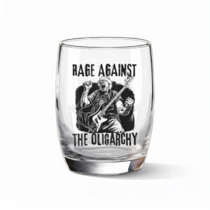 Rage Against Oligarchy Bernie Sanders Fight Protest Resist Glass