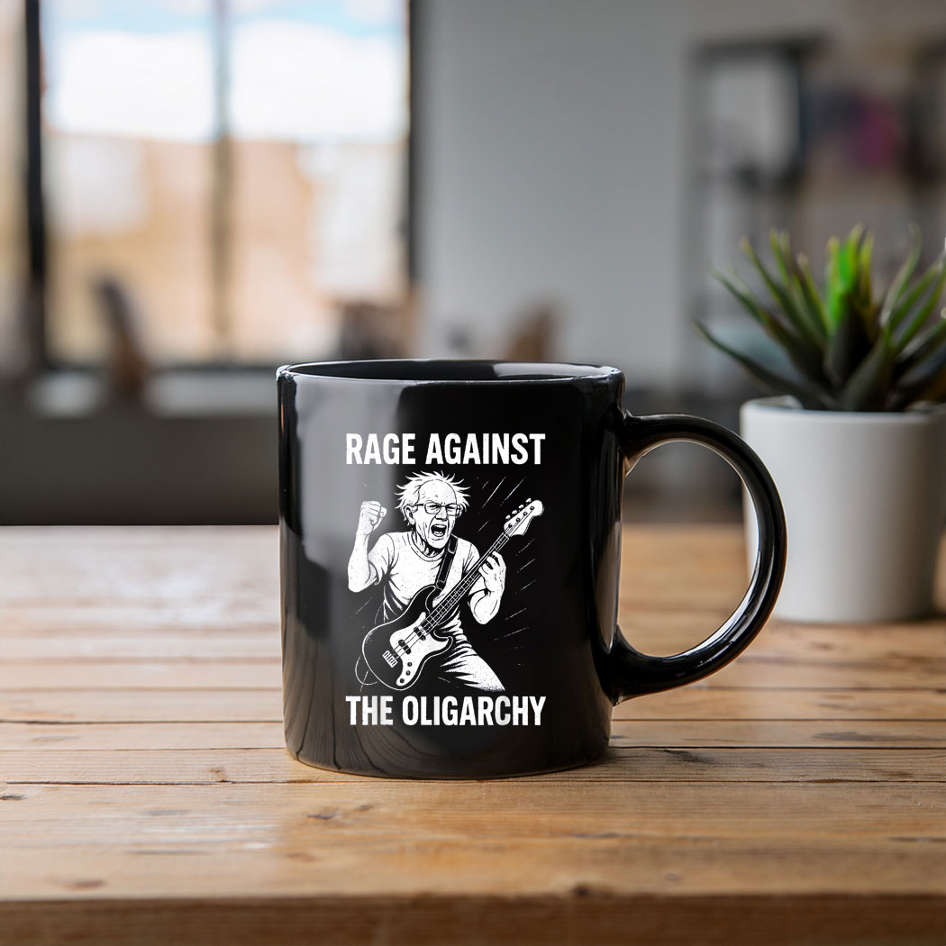 Rage Against Oligarchy Resist Protest Fight Oligarchy Mug