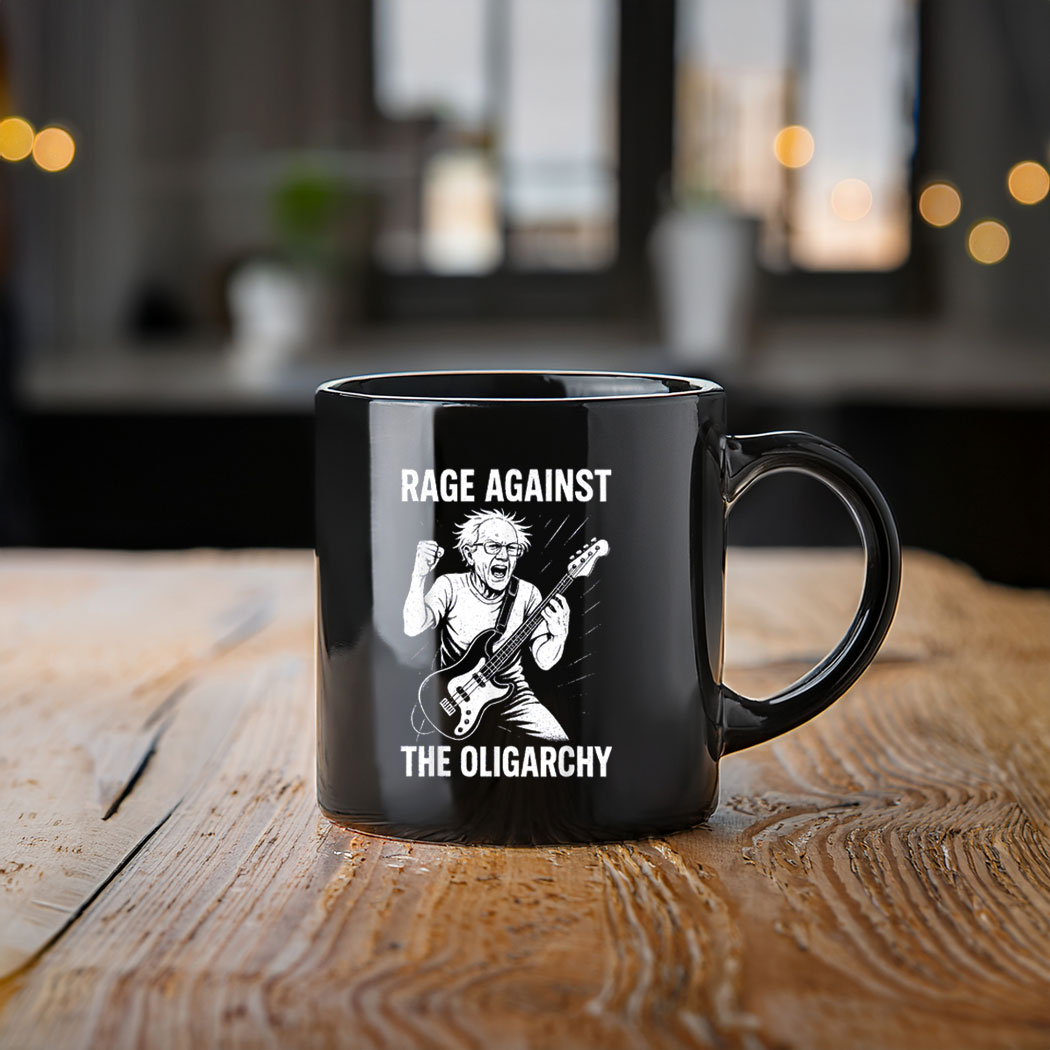 Rage Against Oligarchy Resist Protest Fight Oligarchy Mug