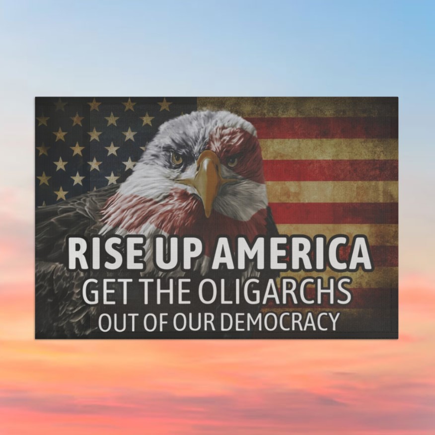 Anti Elon Musk - Patriotic Protest Flag