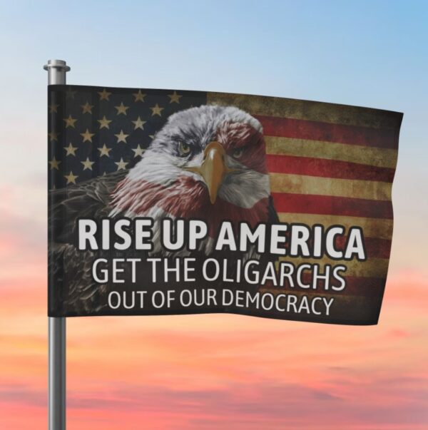 Anti Elon Musk - Patriotic Protest Flag