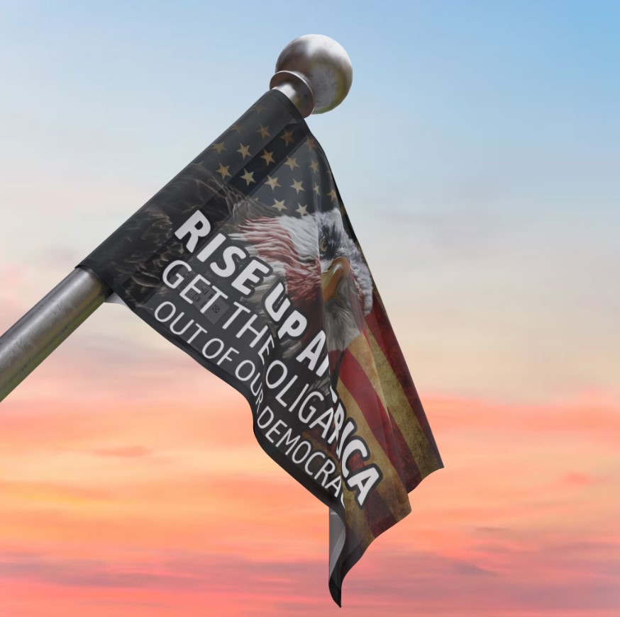 Anti Elon Musk - Patriotic Protest Flag