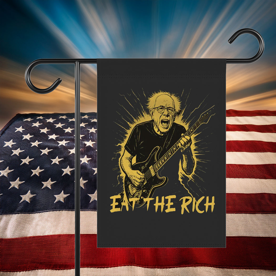 Bernie Sanders Fight Oligarchy Tour Eat The Rich Flag