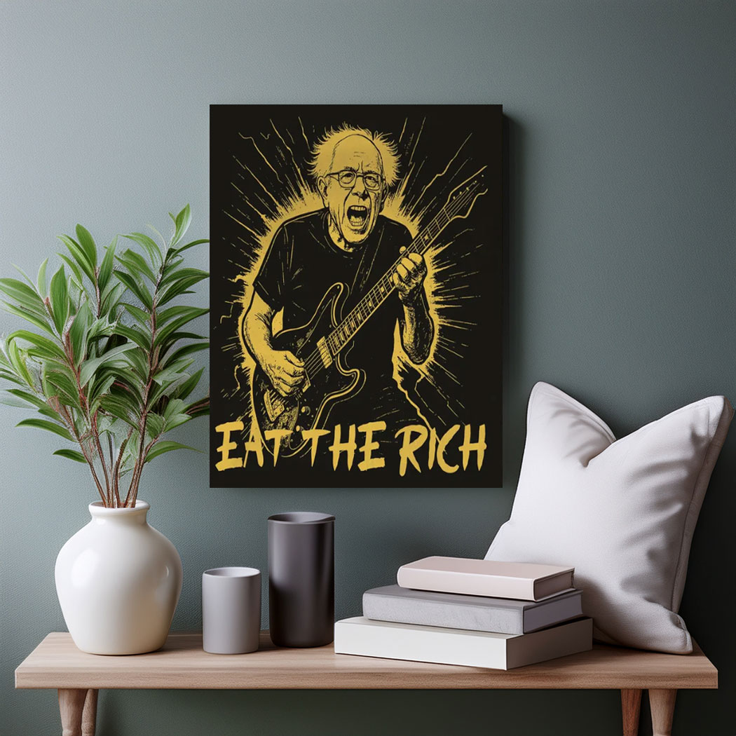 Bernie Sanders Fight Oligarchy Tour Eat The Rich Poster