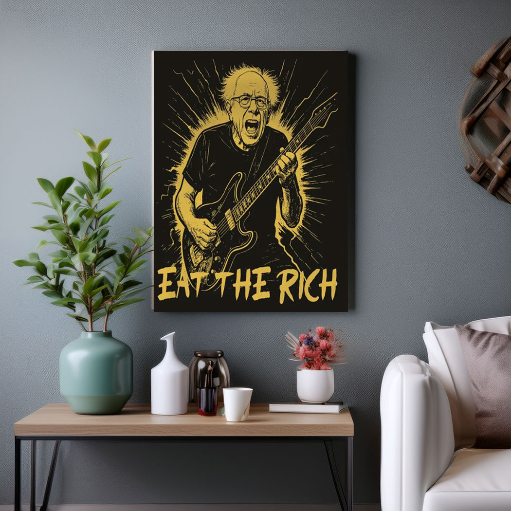 Bernie Sanders Fight Oligarchy Tour Eat The Rich Poster