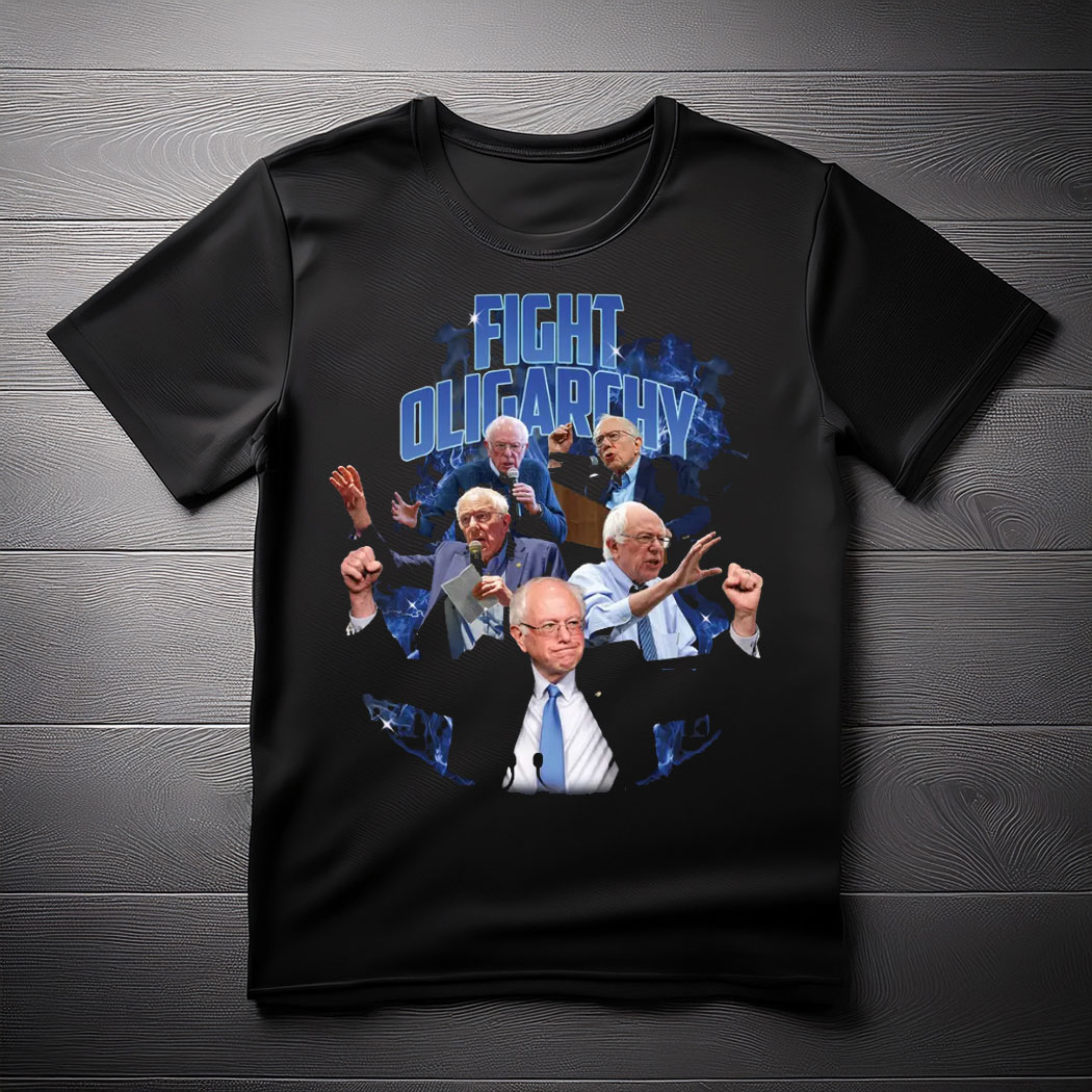 Fight Oligarchy Bernie Sanders Shirt, Progressive Activist Tee
