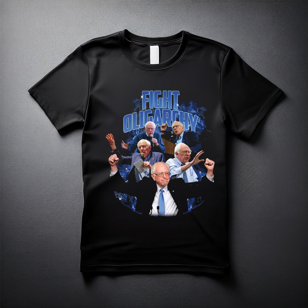 Fight Oligarchy Bernie Sanders Shirt, Progressive Activist Tee