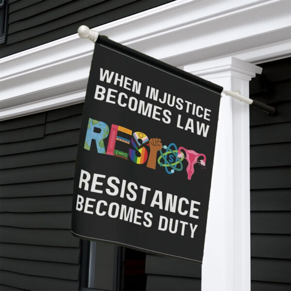 Resist Anti Trump Garden Flag